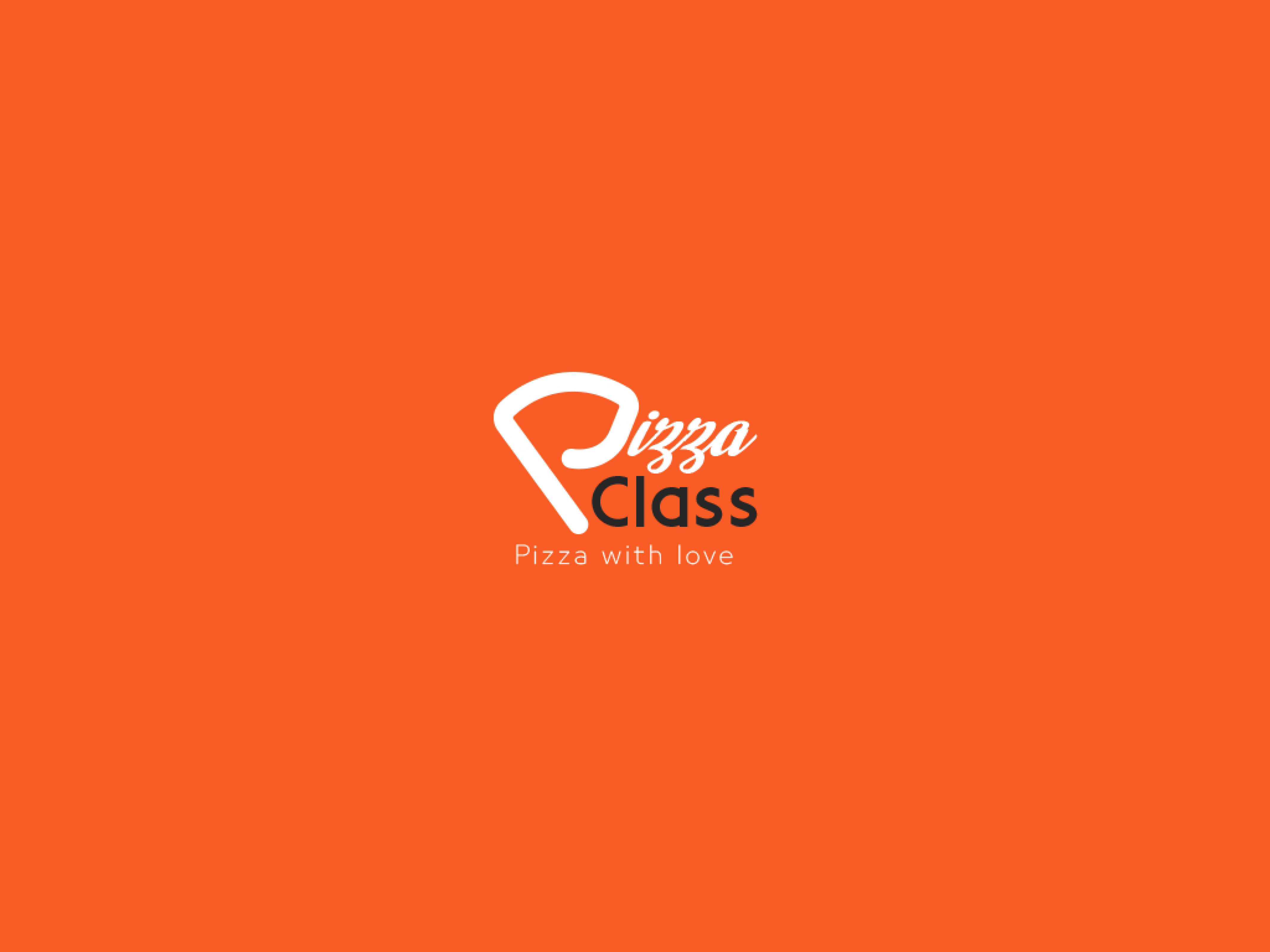 Pizza Class brand colour palette combining warm reds and cream tones for appetite-stimulating visual language